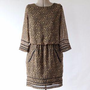 ✨HP✨THML Leopard Print Dress XS